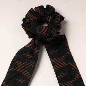   Ikat Weave Cotton Elastic Rubber Band/Scrunchie Tie 