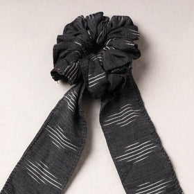   Ikat Weave Cotton Elastic Rubber Band/Scrunchie Tie 
