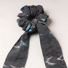   Ikat Weave Cotton Elastic Rubber Band/Scrunchie Tie 