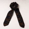   Ikat Weave Cotton Elastic Rubber Band/Scrunchie Tie 
