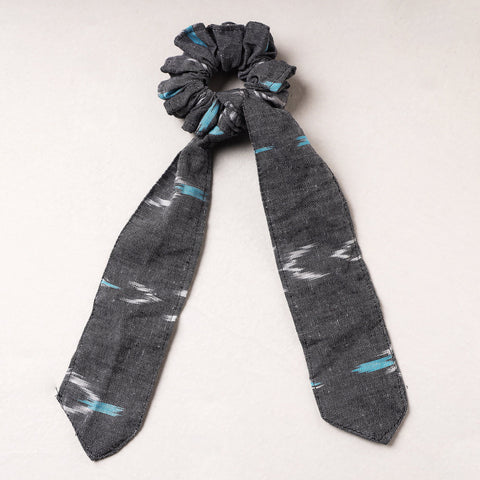   Ikat Weave Cotton Elastic Rubber Band/Scrunchie Tie 
