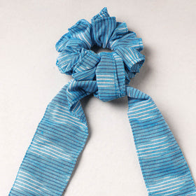   Ikat Weave Cotton Elastic Rubber Band/Scrunchie Tie 