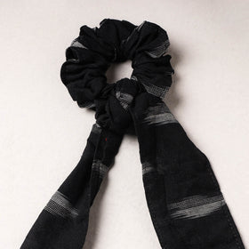   Ikat Weave Cotton Elastic Rubber Band/Scrunchie Tie 