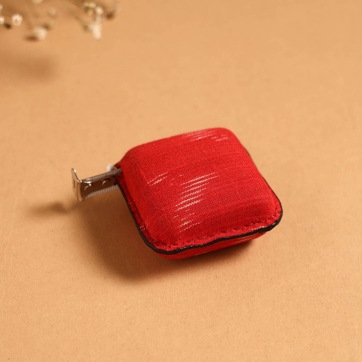 Ikat weave multipurpose measuring tape 02 - handcrafted