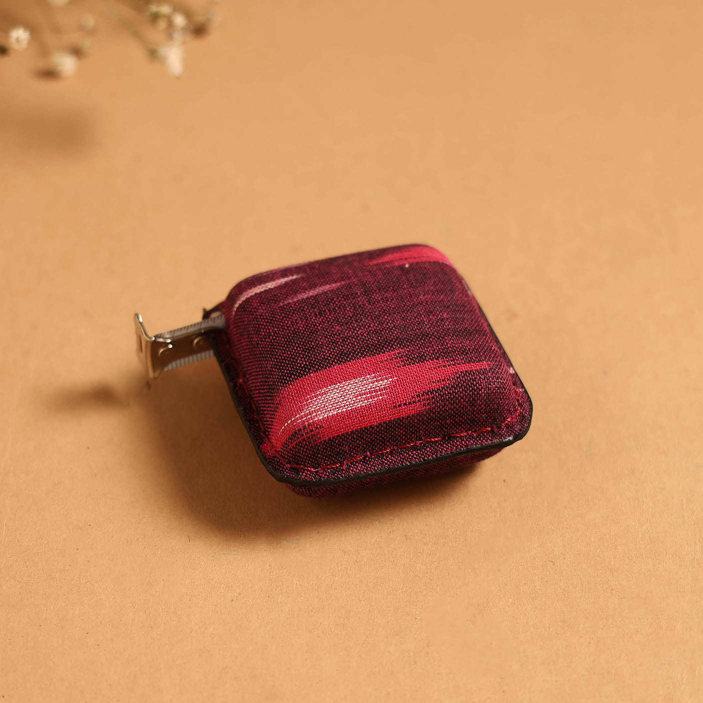 Ikat weave multipurpose measuring tape 04 - handcrafted