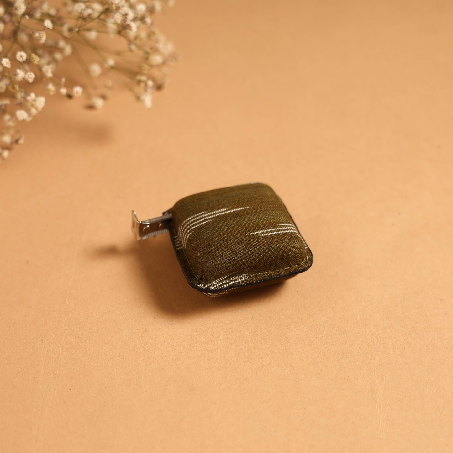 Ikat weave multipurpose measuring tape 05 - handcrafted