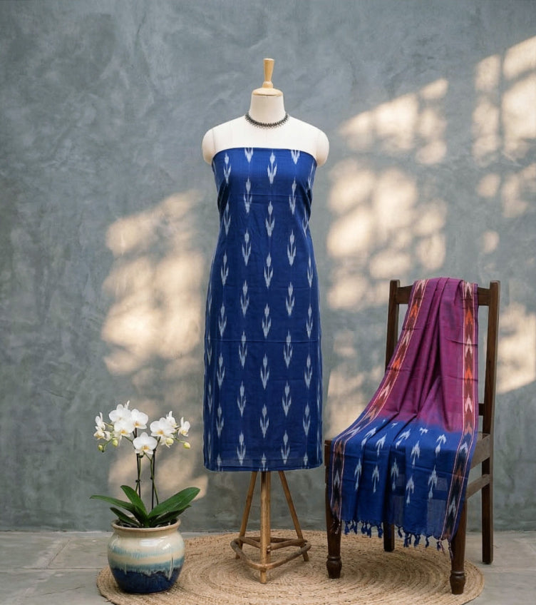 Ikat Dress Materials