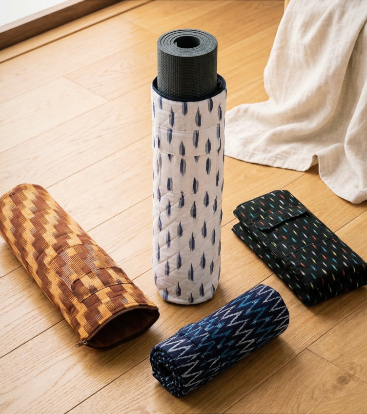 Ikat Yoga Mat Bags
