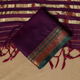 Ilkal kasuti embroidery cotton 3pc unstitched dress