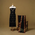Ilkal kasuti embroidery cotton 3pc unstitched dress