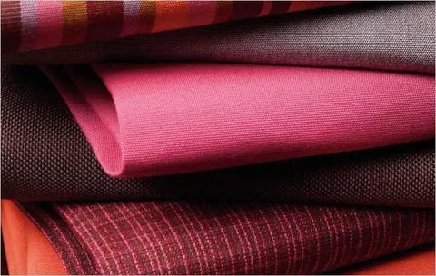 The various thicknesses of textile
