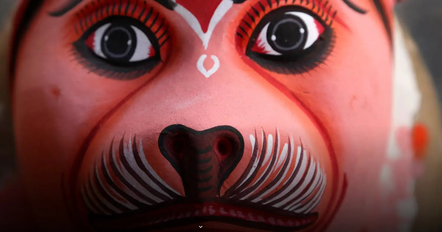 The many faces of purulia masks
