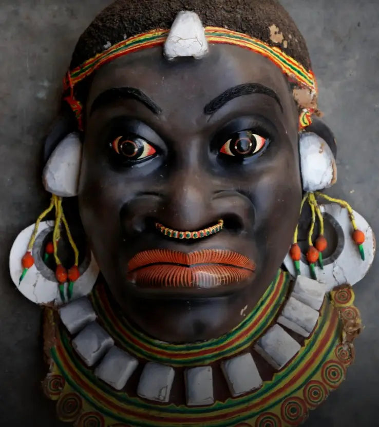 The many faces of purulia masks