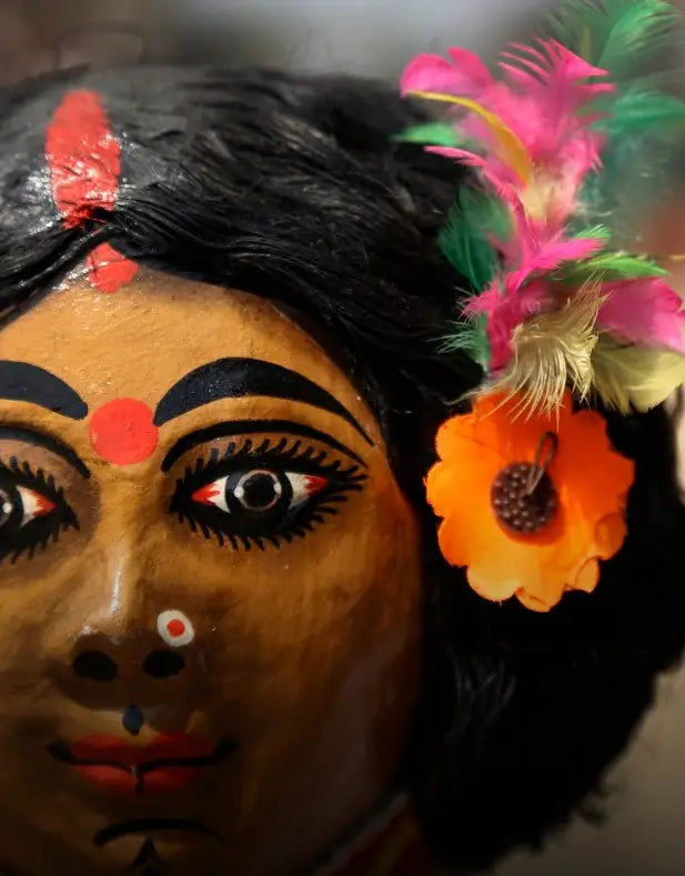 The many faces of purulia masks