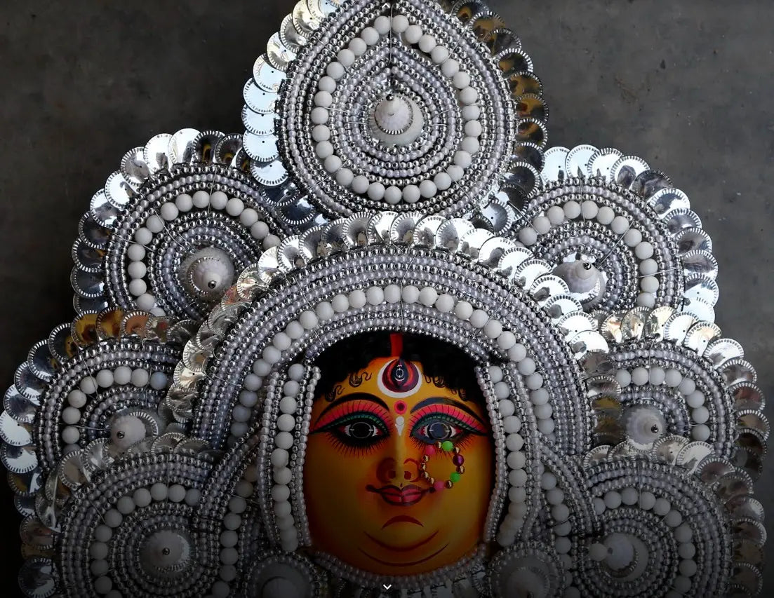 The many faces of purulia masks