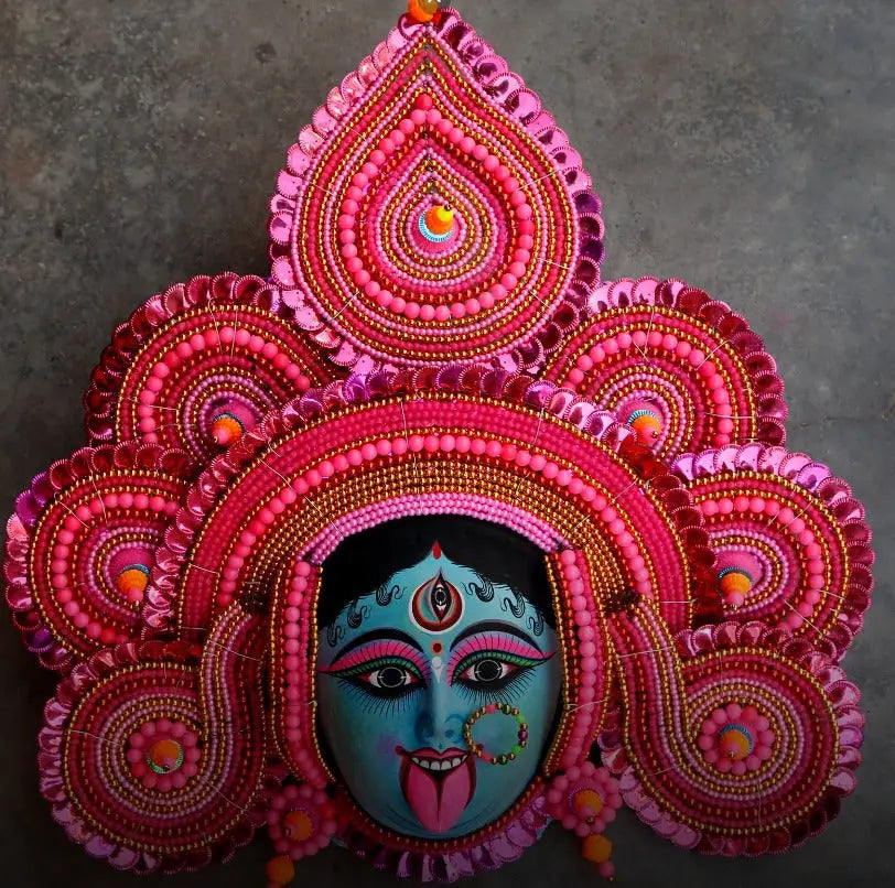 The many faces of purulia masks