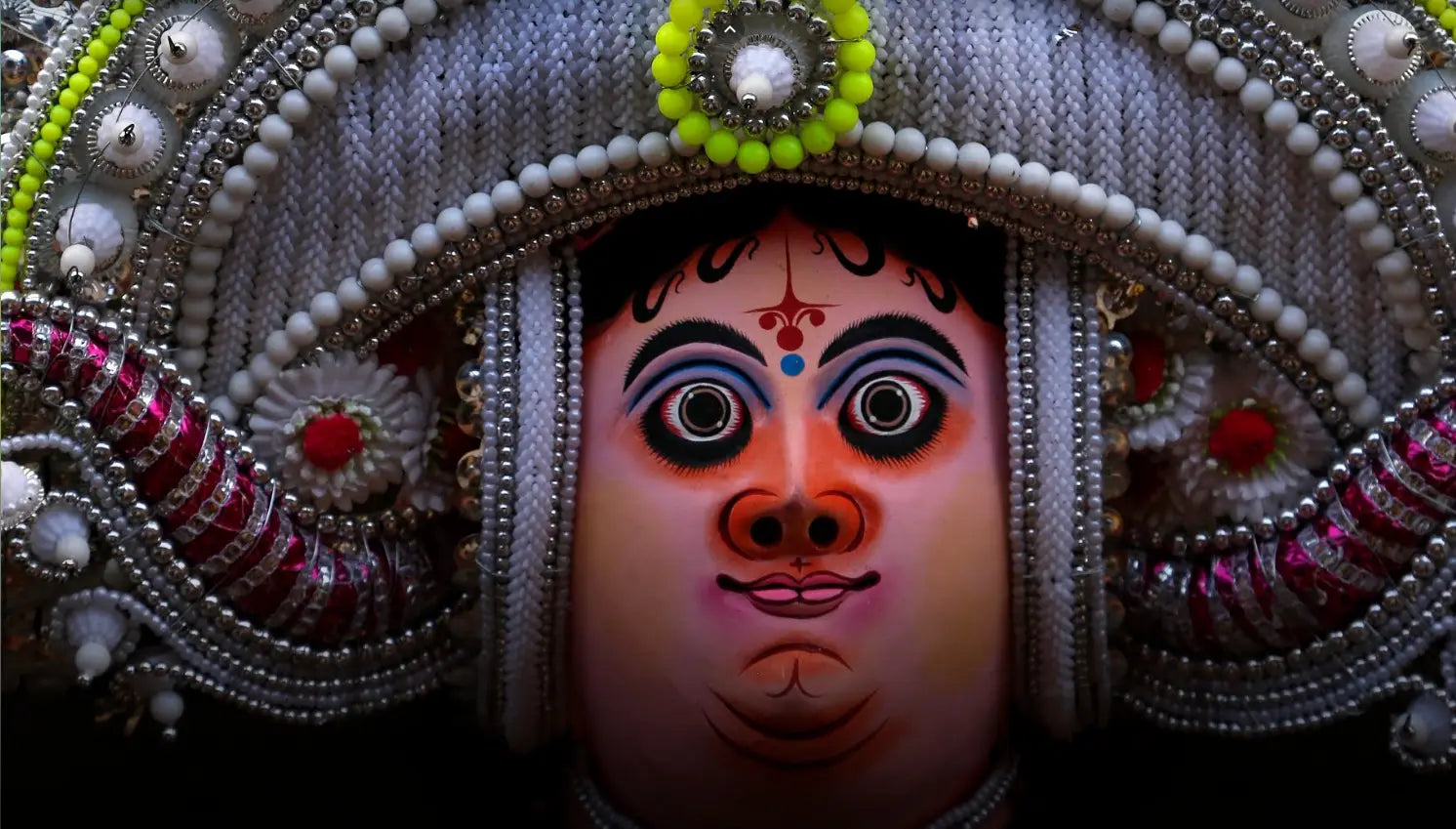 The many faces of purulia masks