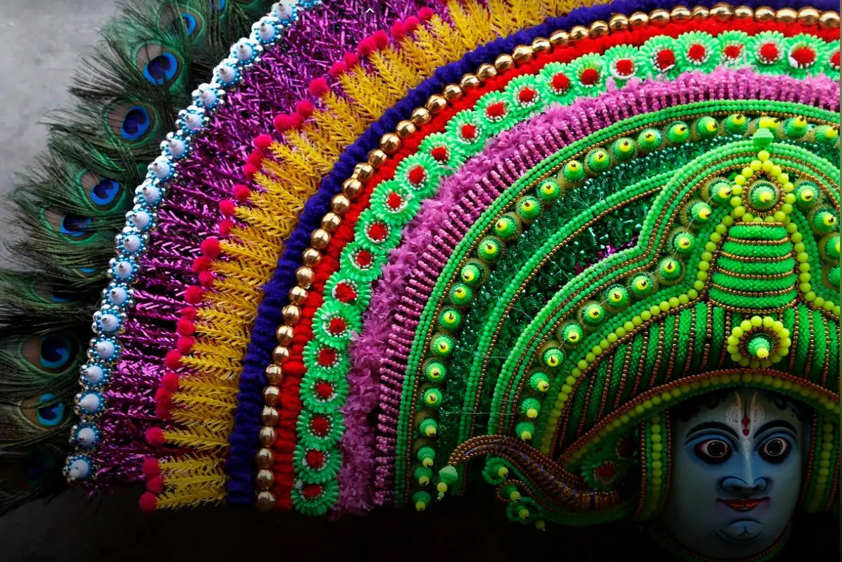 The many faces of purulia masks