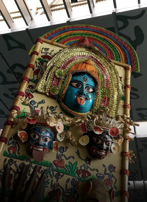 The many faces of purulia masks