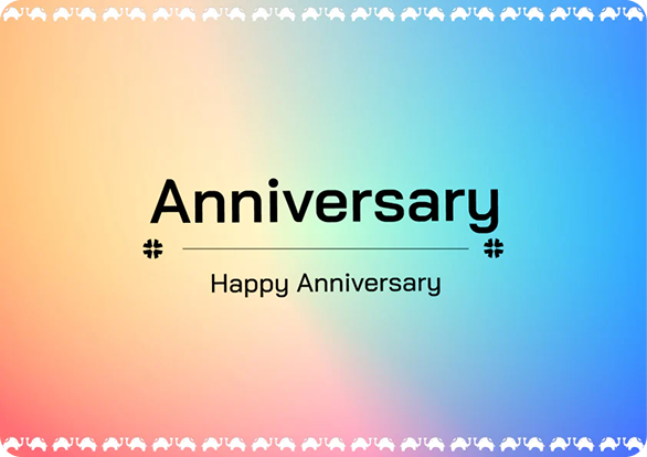 Anniversary Gift card