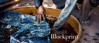 Ajrakh block print
