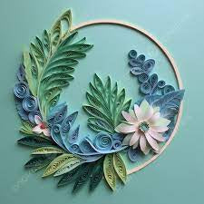 flower quilling art