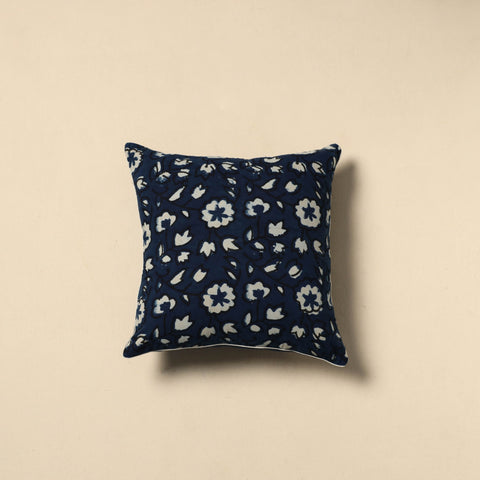 Indigo bagru cushion cover 02 - handcrafted