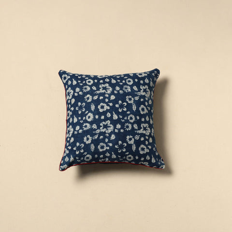 Indigo bagru cushion cover 05 - handcrafted
