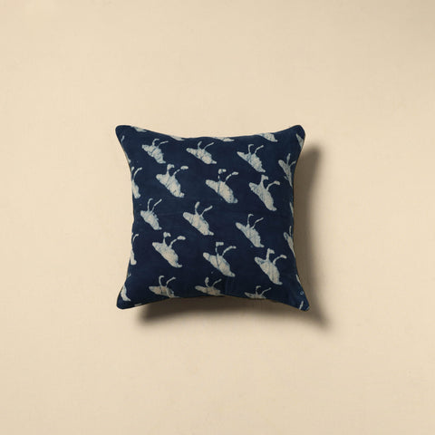 Indigo bagru cushion cover 07 - handcrafted