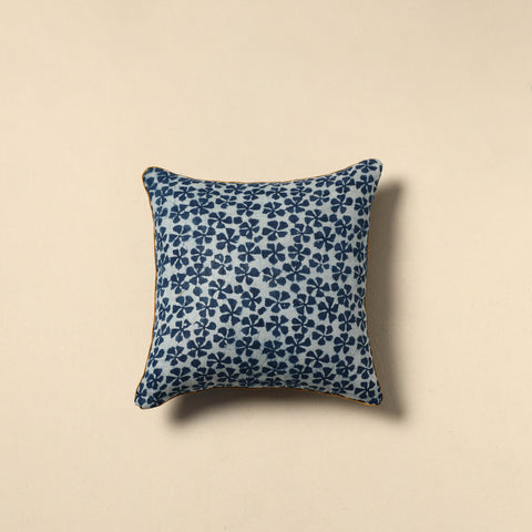 Indigo bagru cushion cover 17 - handcrafted