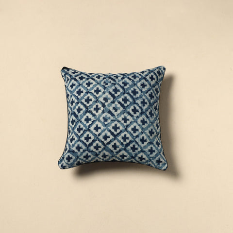 Indigo bagru cushion cover 18 - handcrafted