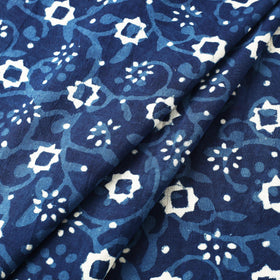  Indigo Hand Block Printed Cotton Fabric 
