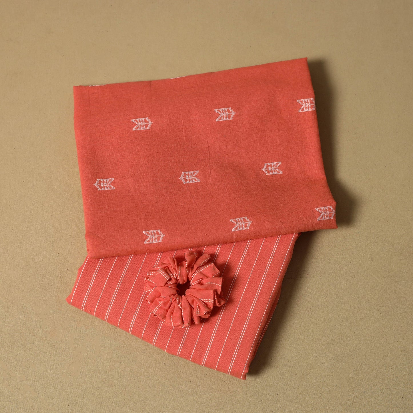 Jacquard cotton 2pc unstitched dress material 06