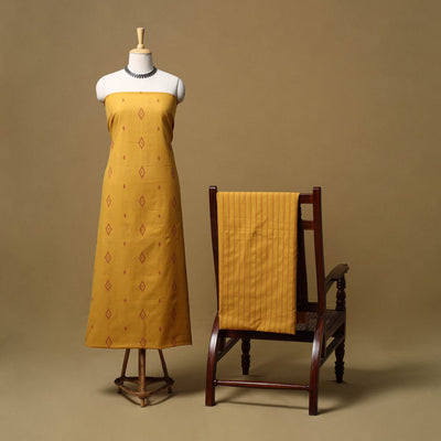 Jacquard cotton 2pc unstitched dress material 08