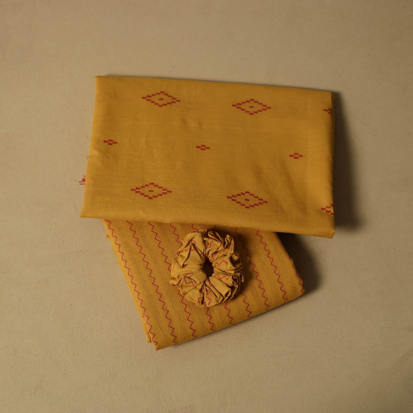 Jacquard cotton 2pc unstitched dress material 08