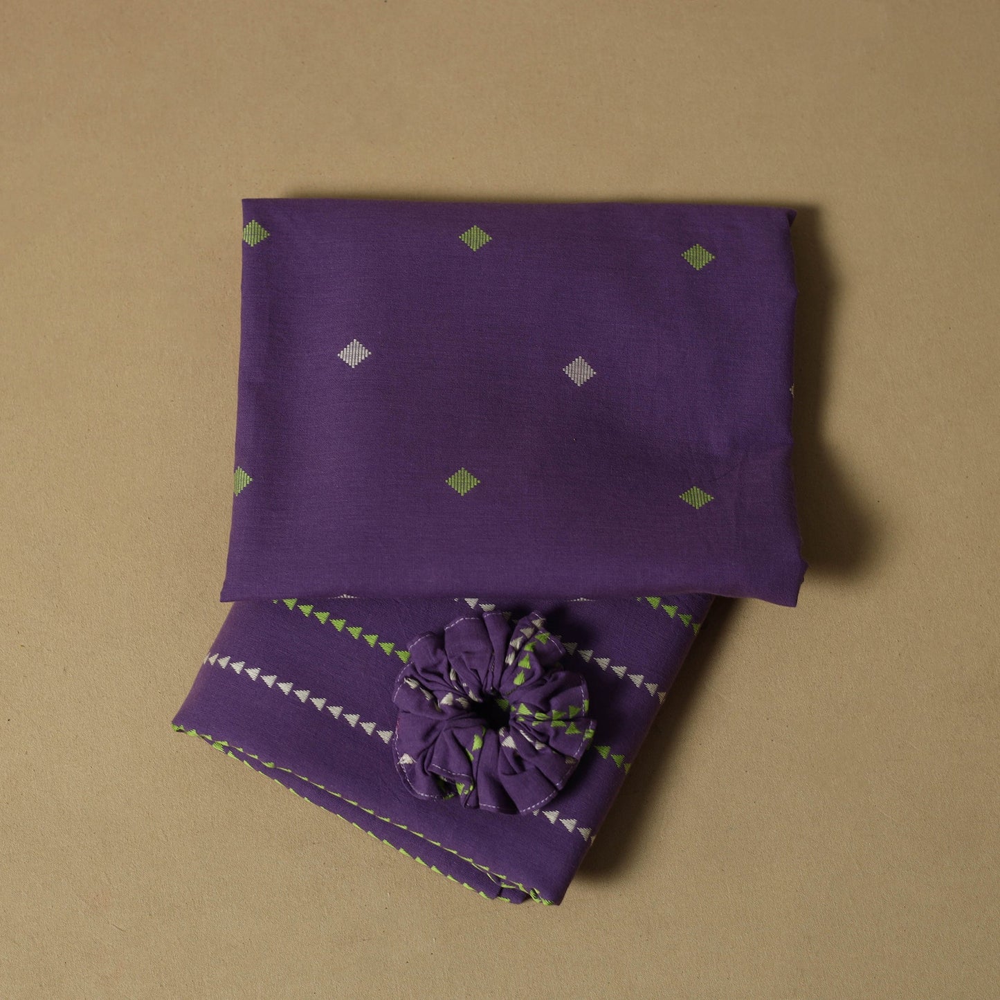 Jacquard cotton 2pc unstitched dress material 16