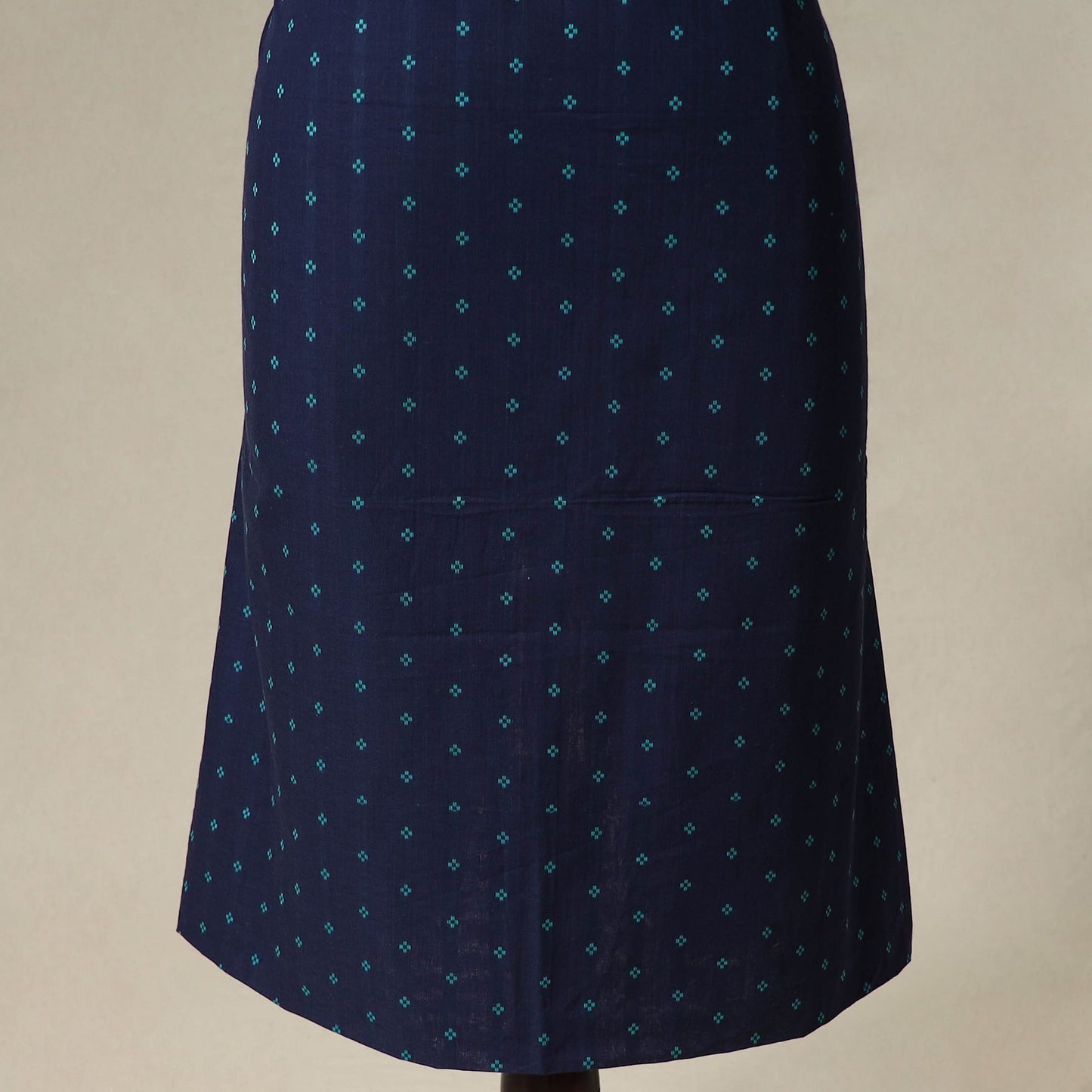 Jacquard cotton 2pc unstitched dress material with earrings