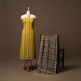 Jacquard cotton 2pc unstitched dress material