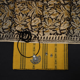 Jacquard cotton 2pc unstitched dress material