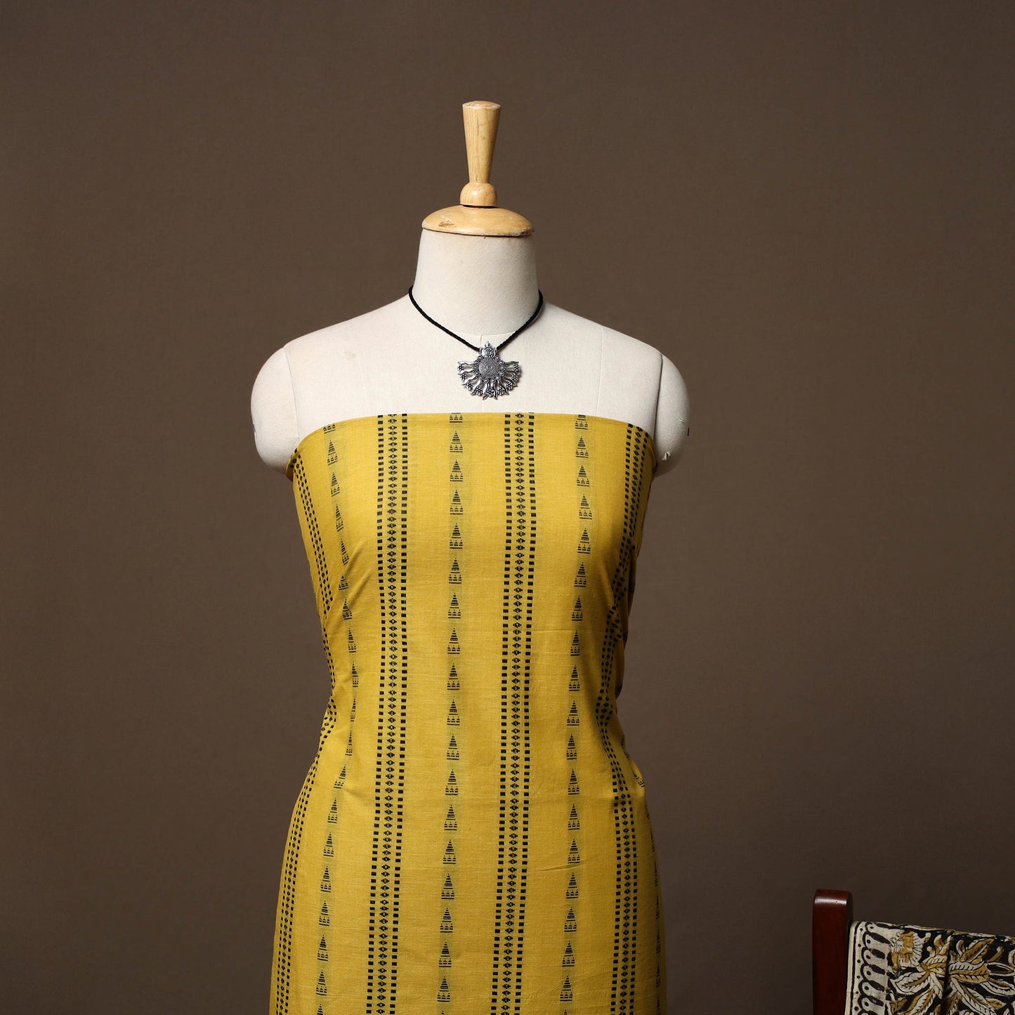 Jacquard cotton 2pc unstitched dress material