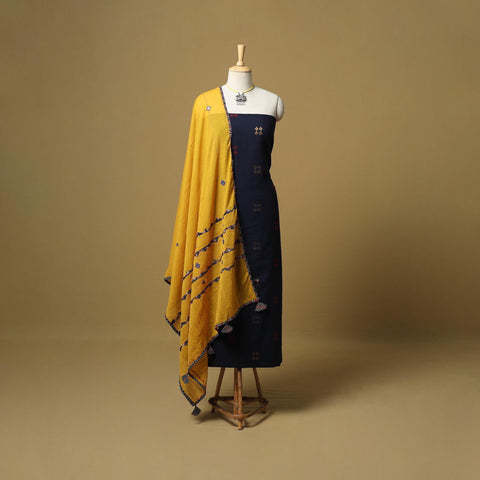 Jacquard cotton 2pc unstitched dress material