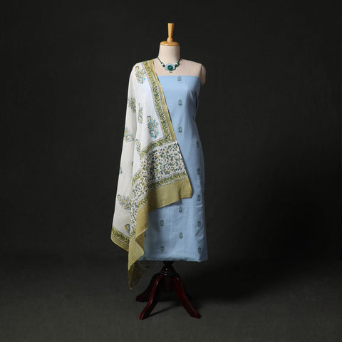 Jacquard cotton 2pc unstitched dress material