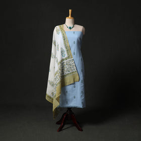 Jacquard cotton 2pc unstitched dress material