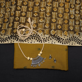 Jacquard cotton 2pc unstitched dress material