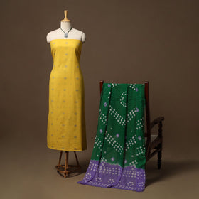 Jacquard cotton 2pc unstitched dress material