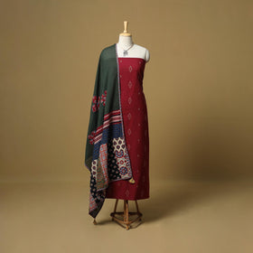 Jacquard cotton 2pc unstitched dress material