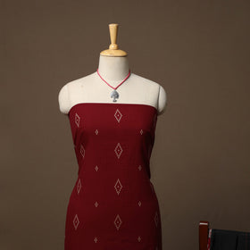 Jacquard cotton 2pc unstitched dress material