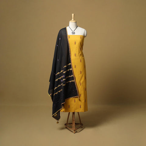 Jacquard cotton 2pc unstitched dress material