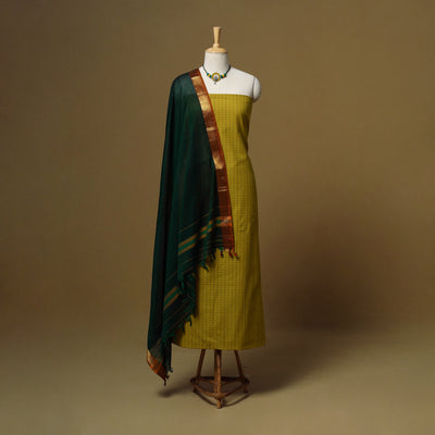 Jacquard cotton 2pc unstitched dress material