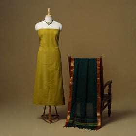 Jacquard cotton 2pc unstitched dress material